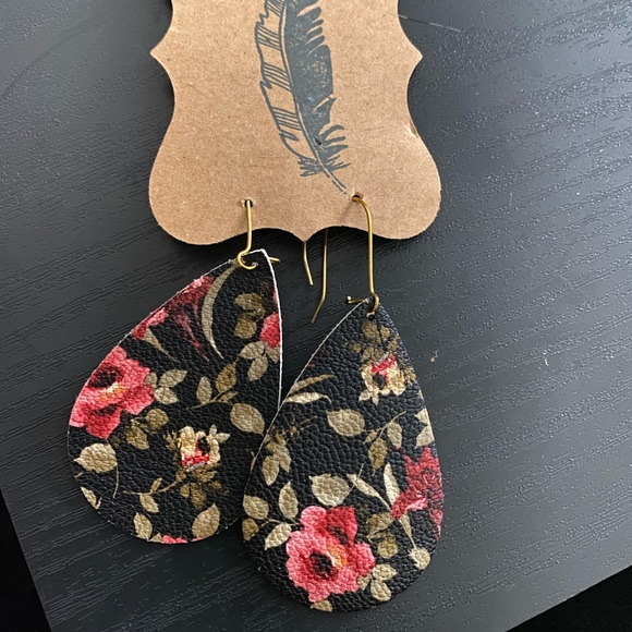 Leather Earrings - Picture 1 of 1